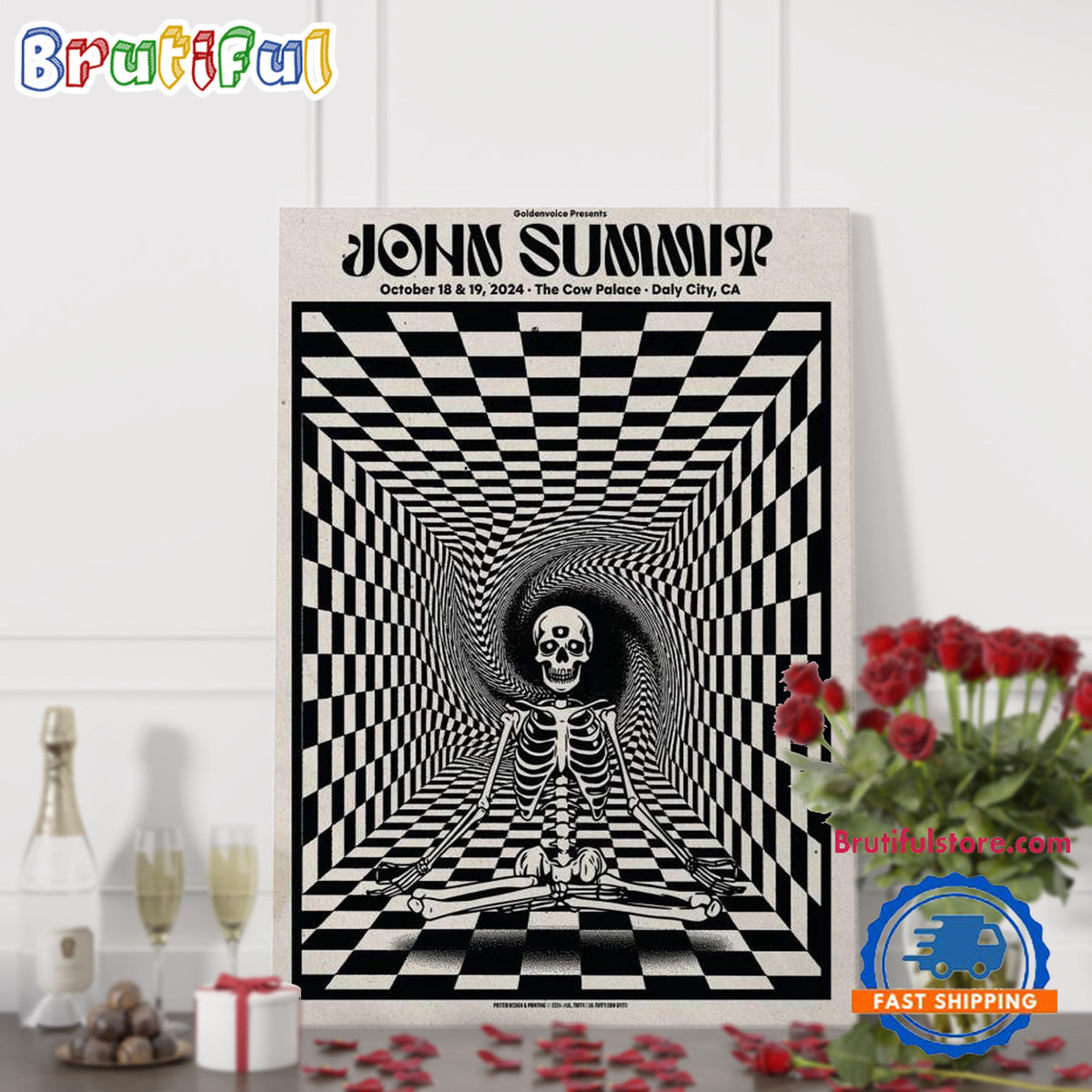 John Summit At The Cow Palace In Daly City CA On Oct 2024 Poster Canvas Art