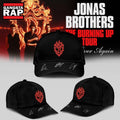 Jonas Brothers The Burning Up Tour 2026 Signature Cap, Trendy Music Baseball Cap