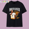 Jonathan Powell West Virginia Mountaineers Illustrated T Shirt