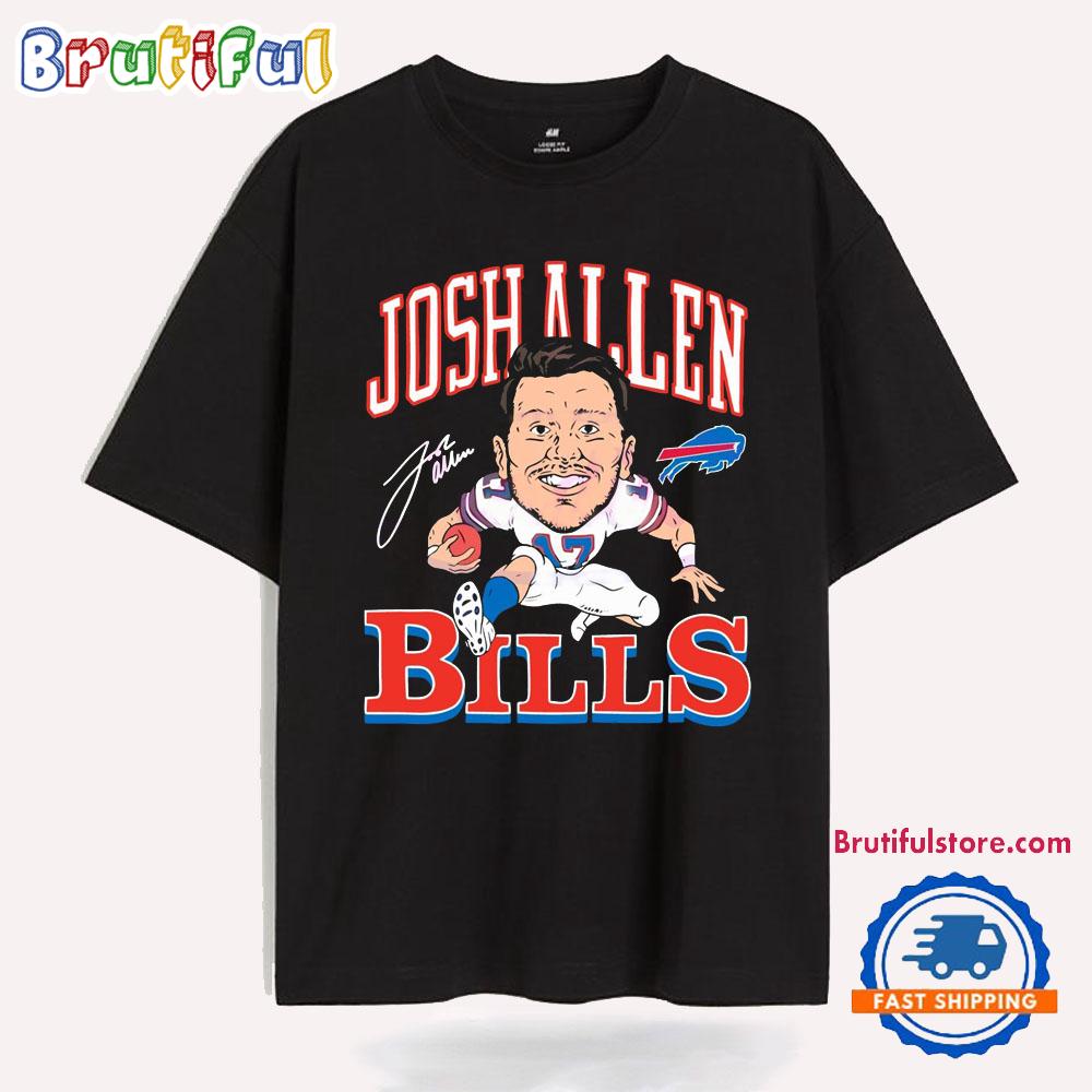 Josh Allen Buffalo Bills Overcoming Hurdle T Shirt
