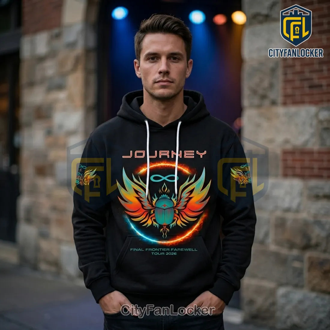 Journey Final Frontier Tour 2026 Concert Merchandise Hoodie