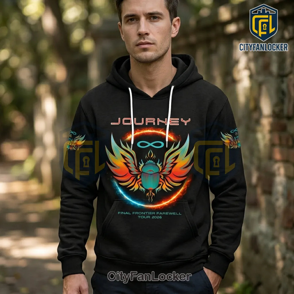 Journey Final Frontier Tour 2026 Concert Merchandise Hoodie