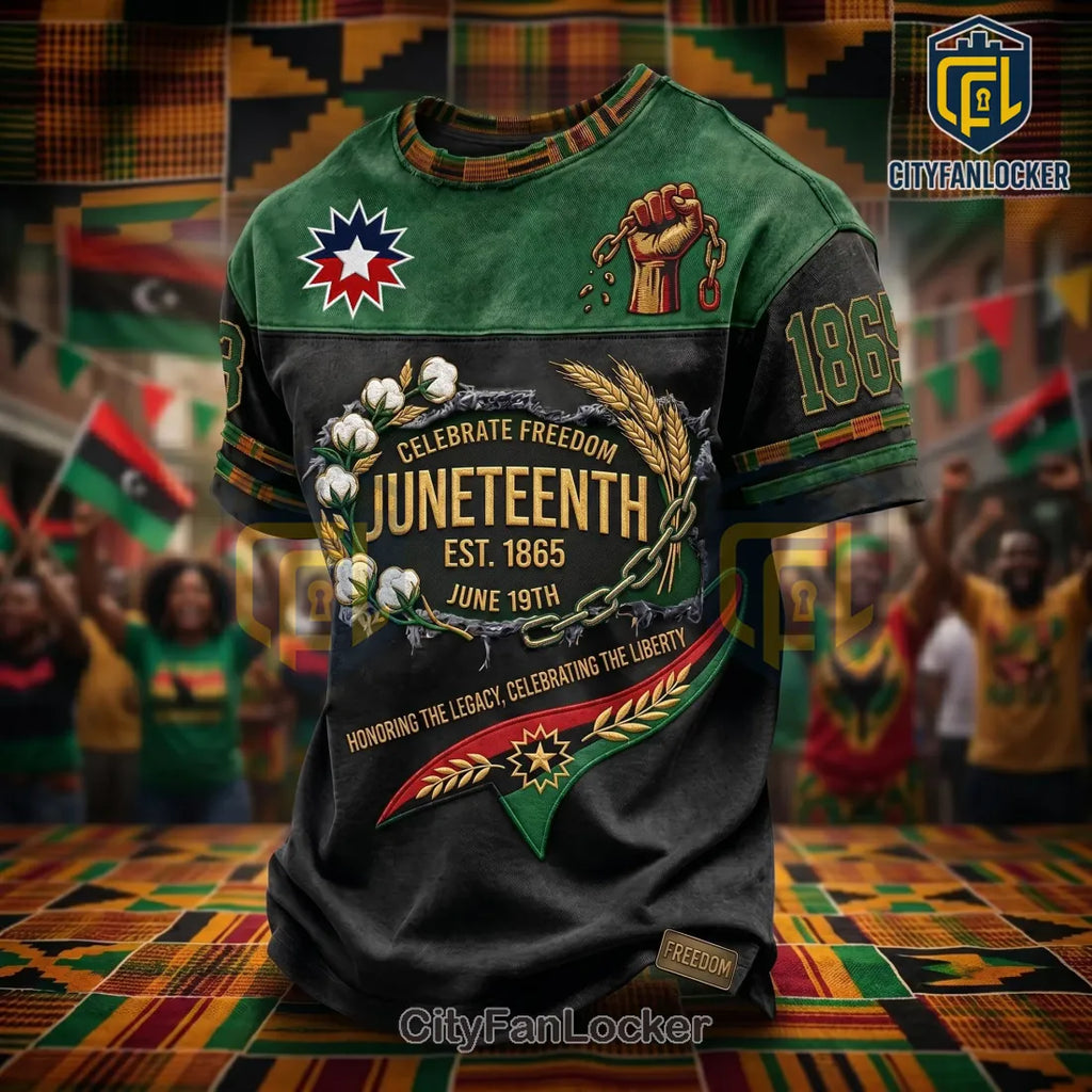 Juneteenth Est 1865 Honoring The Legacy Freedom Day T-Shirt