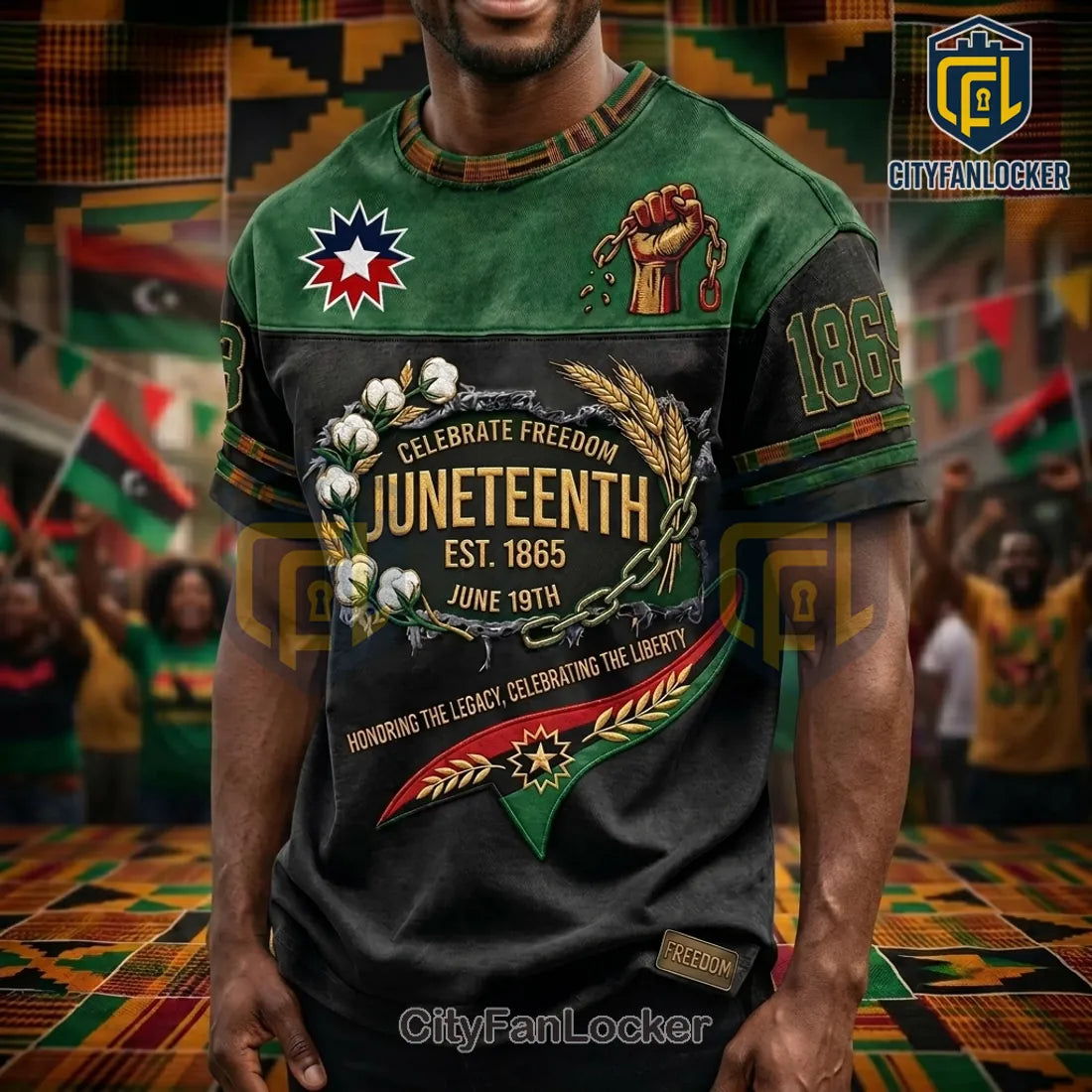 Juneteenth Est 1865 Honoring The Legacy Freedom Day T-Shirt