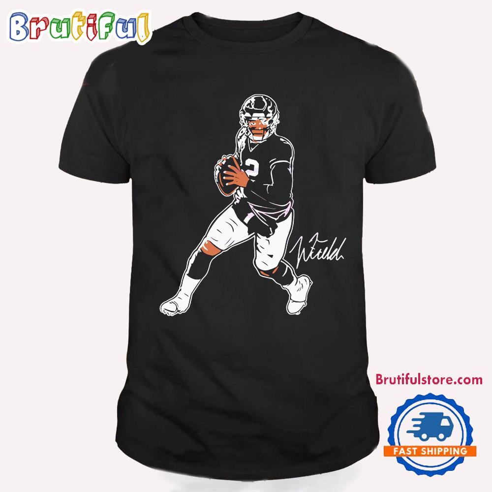 Justin Fields New York Jets Signature T Shirt