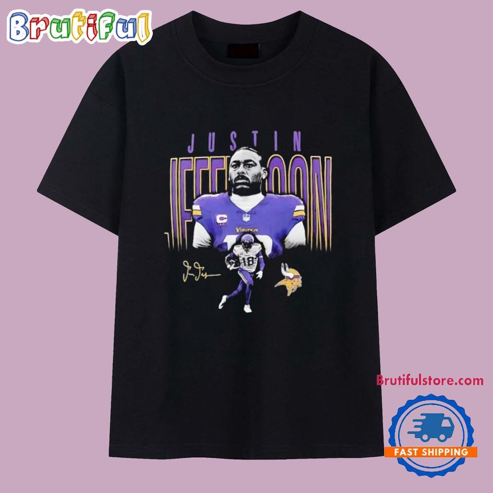 Justin Jefferson humble shadow Minnesota Vikings T Shirt