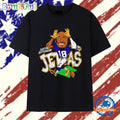 Justin Jefferson Minnesota Vikings Charcoal Jettas Caricature T Shirt
