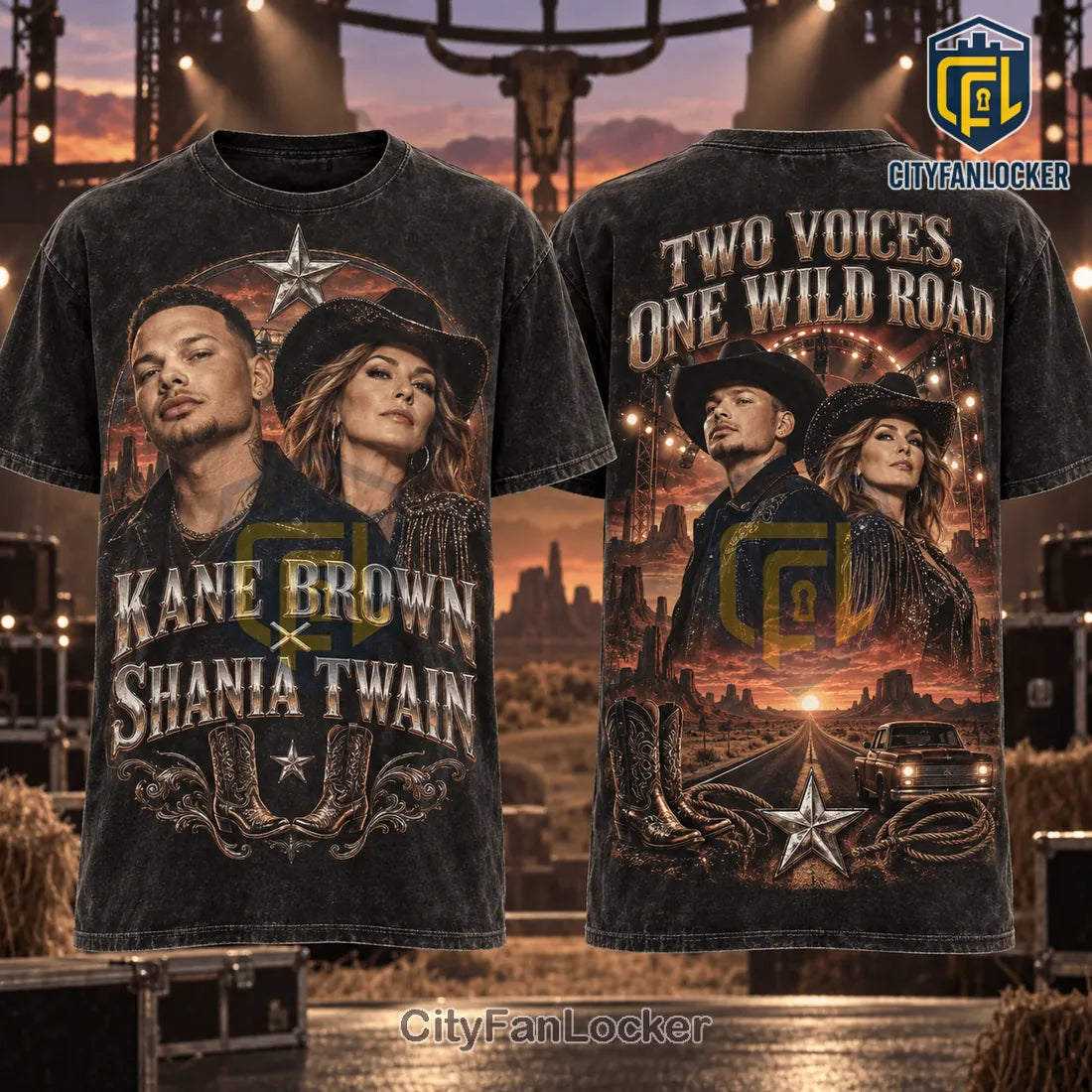 Kane Brown x Shania Twain Country Music Shirt