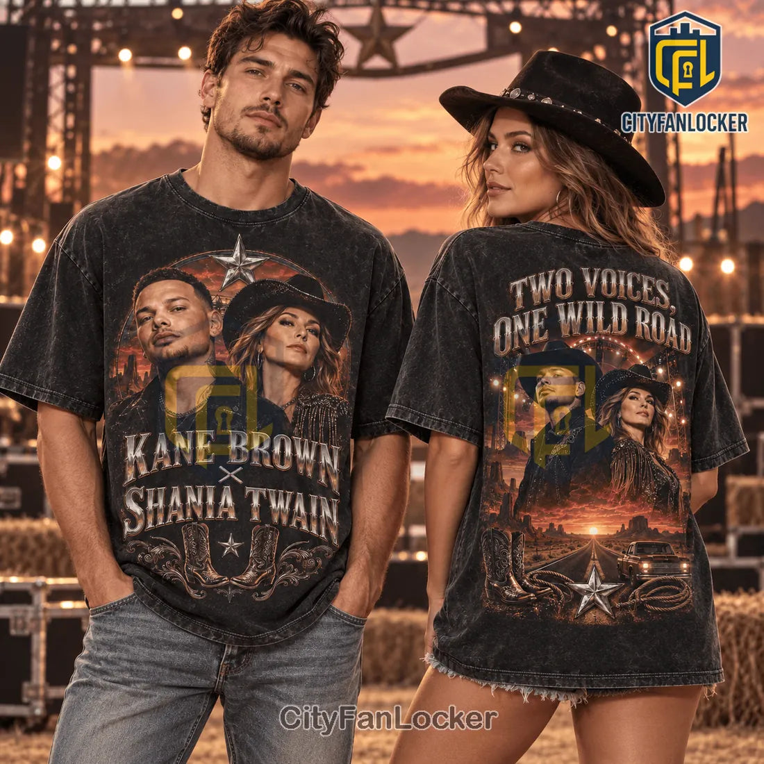 Kane Brown x Shania Twain Country Music Shirt