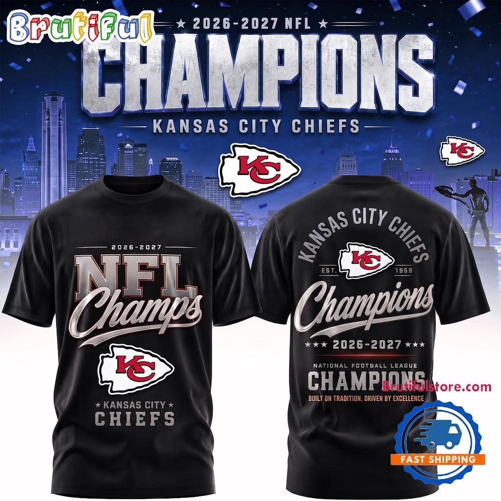 Kansas City Chiefs 2026-2027 NFL Team Champions 3D Shirt