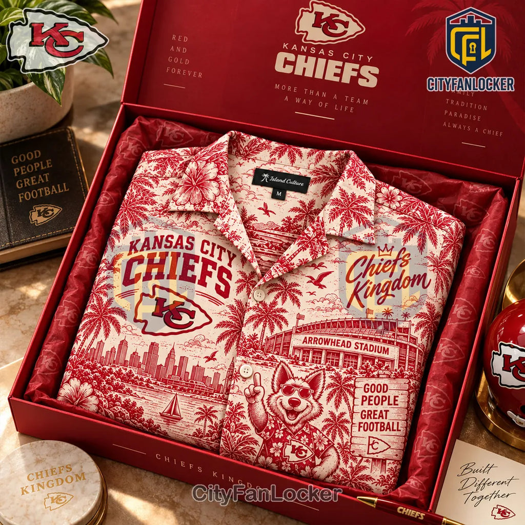 Kansas City Chiefs Arrowhead Stadium Hawaiian Shirt