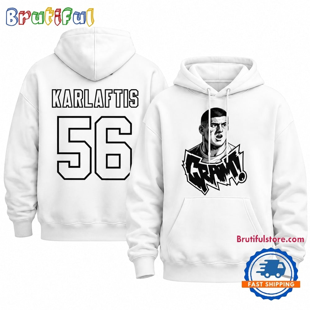 Kansas City Chiefs George Karlaftis Cram 2026 Limited Edition White Hoodie T-Shirt