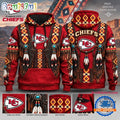 Kansas City Chiefs Heritage Hoodie, Western Native Inspired Football Hoodie