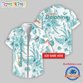 Kansas City Chiefs Leaf Flower Pattern Personalized Name Hawaii Shirt