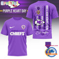Kansas City Chiefs National Purple Heart Day Limited Edition 3D Shirt