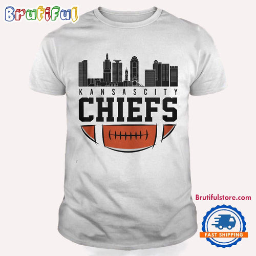Kansas City Chiefs NFL 2025 City Skyline T Shirt