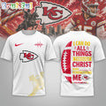 Kansas City Chiefs NFL Christ Strengthens Me Limited Edition 3D Shirt