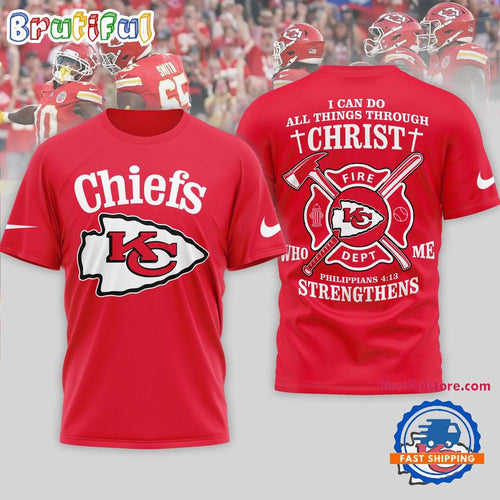 Kansas City Chiefs NFL Faith & Gridiron Limited Edition 3D Shirt