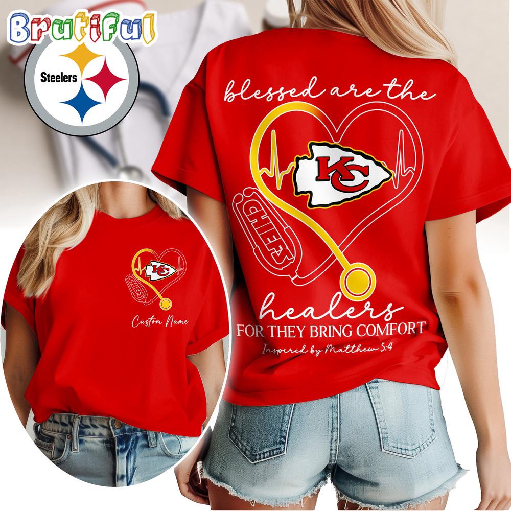Kansas City Chiefs NFL Heart of A Nurse Game Day Unisex 3D Shirt