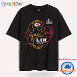 Kansas City Chiefs Super Bowl Lix Necklace Logo T Shirt