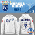 Kansas City Royals Baseball NURSES NIGHT Hoodie T-Shirt