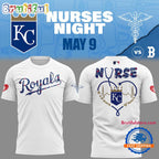 Kansas City Royals Baseball NURSES NIGHT Hoodie T-Shirt