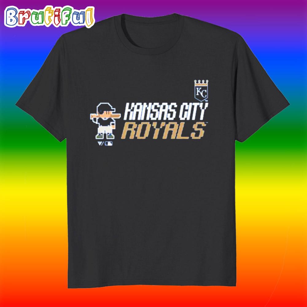 Kansas City Royals Influx 8-bit Baseball Game T Shirt
