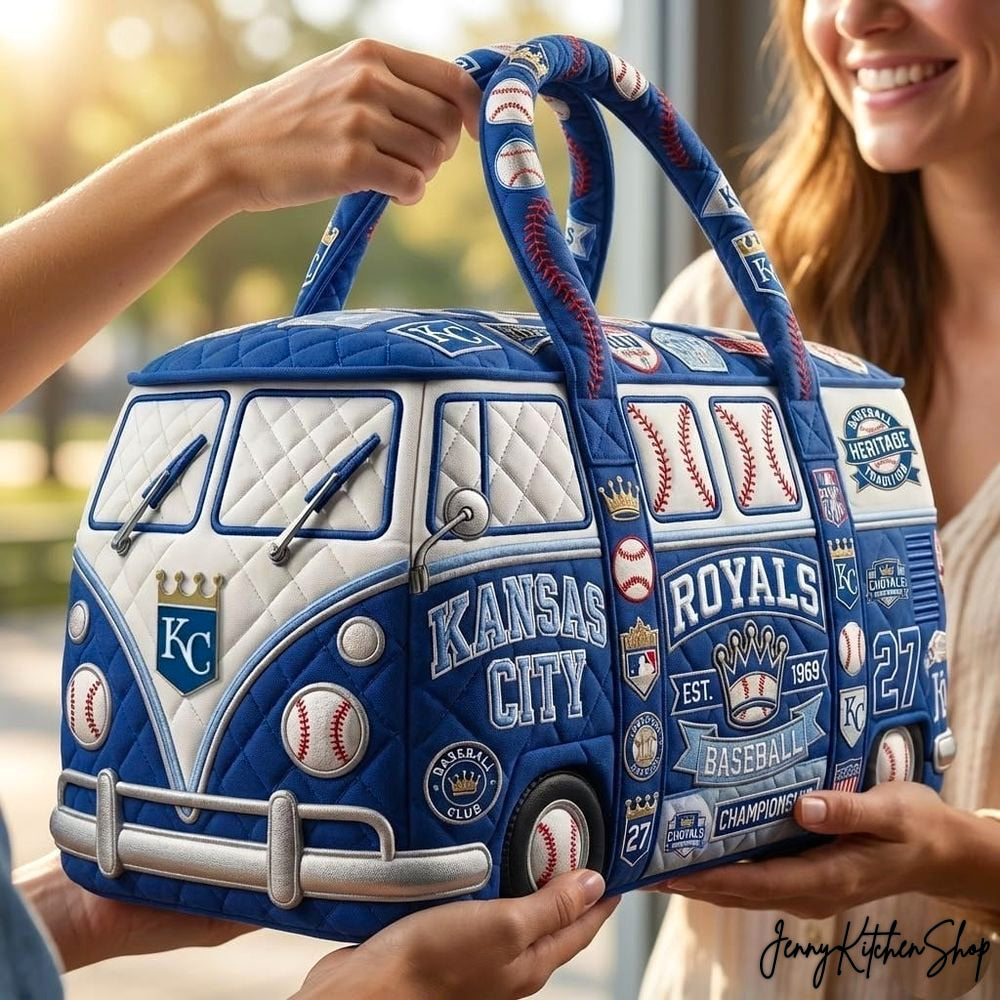 Kansas City Royals Quilted Duffle Bag