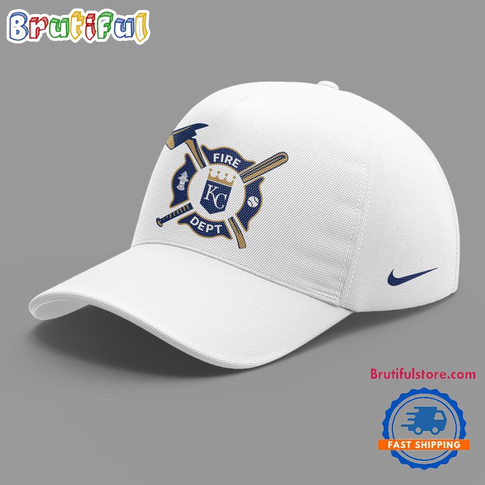 Kansas City Royals x Firefighter Appreciation Night White Cap