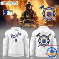 Kansas City Royals x Firefighter Appreciation Night White Hoodie T-Shirt