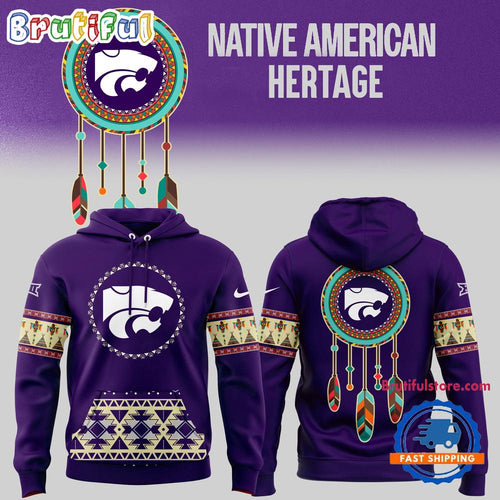 Kansas State Wildcats Football Native American Heritage New Hoodie Shirt