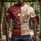 Kappa Alpha Psi Crest Premium Crimson Cream T-Shirt