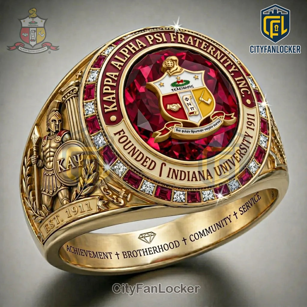 Kappa Alpha Psi Fraternity 1911 Indiana University Commemorative Ring