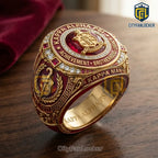 Kappa Alpha Psi Fraternity Gold Plated Commemorative Ring