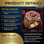 Kappa Alpha Psi Fraternity Gold Plated Ring