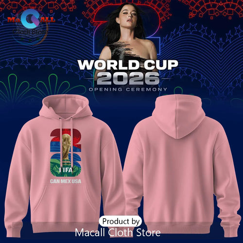 Katy Perry x World Cup 2026 FIFA Opening Ceremony Pink Hoodie