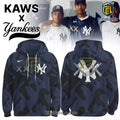 Kaws x New York Yankees Camouflage Pullover Hoodie