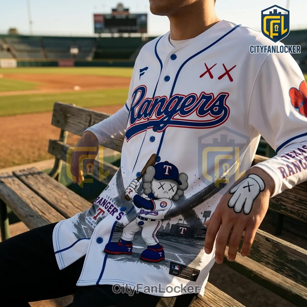 KAWS x Texas Rangers 2026 Edition Baseball Jersey