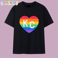 KC Kansas Pride Heart T Shirt