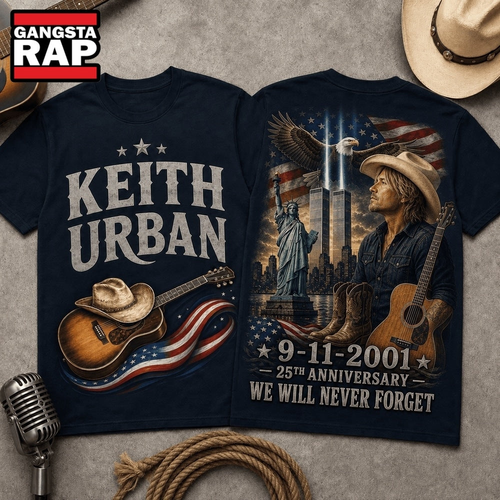 Keith Urban 911 Memorial 25th Anniversary 3D Shirt Hoodie T-Shirt
