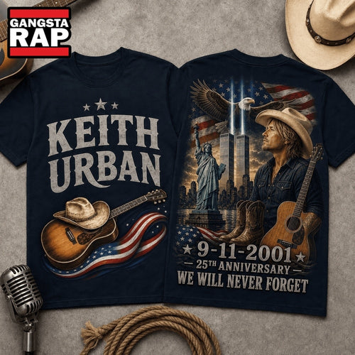 Keith Urban 911 Memorial 25th Anniversary 3D Shirt Hoodie T-Shirt