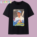 Ken Griffey Jr. Seattle Mariners 1989 Topps Baseball Card Player T Shirt