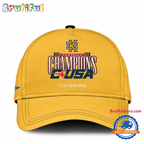 Kennesaw State Owls 2025 C-USA Football Conference Champions Cap