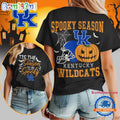 Kentucky Wildcats 2025 NCAA Halloween Spooky Season Vintage T Shirt
