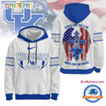 Kentucky Wildcats 2025 NCAA Stand For The Flag Kneel For the Cross Hoodie