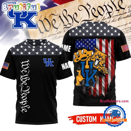 Kentucky Wildcats 2025 NCAA We The People Limited Edition 3D Shirt