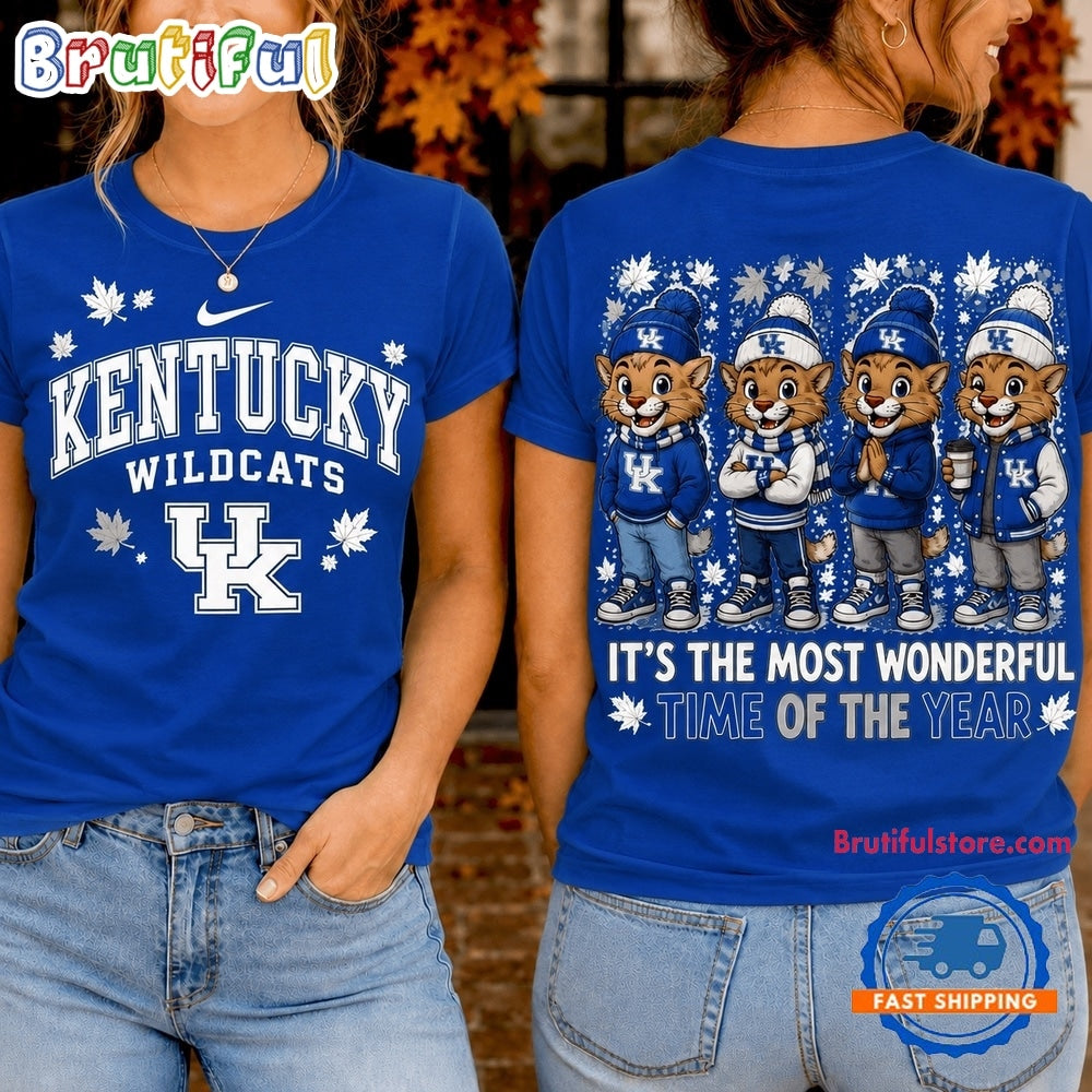 Kentucky Wildcats 2026 NCAA Autumn Festive Cheer T Shirt