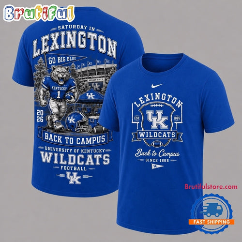 Kentucky Wildcats 2026 NCAA Back To Campus 3D Shirt