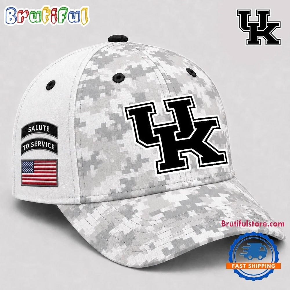 Kentucky Wildcats 2026 NCAA Veterans Salute To Service Camo Classic Cap