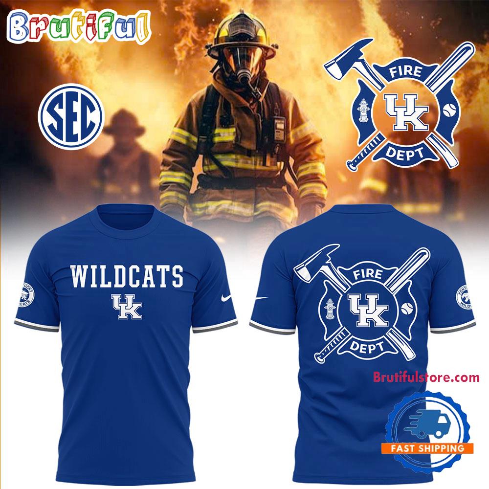 Kentucky Wildcats Baseball x Firefighter Appreciation Night New Hoodie T-Shirt